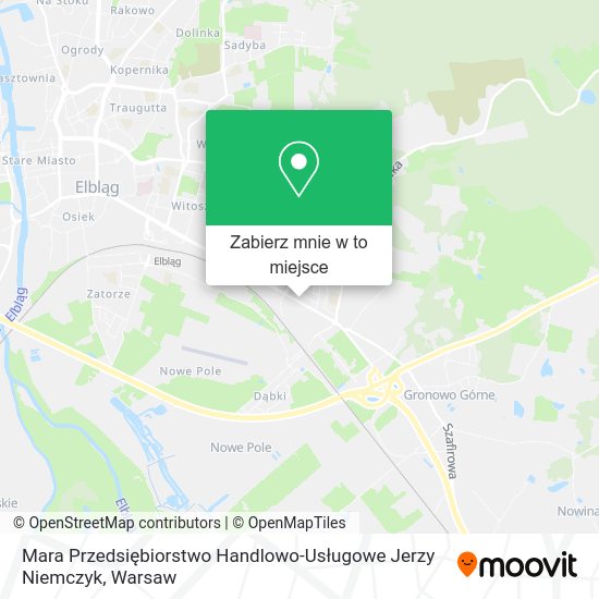 Mapa Mara Przedsiębiorstwo Handlowo-Usługowe Jerzy Niemczyk