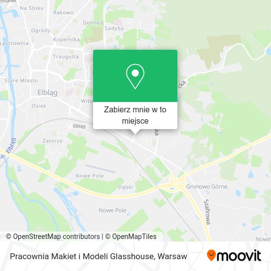 Mapa Pracownia Makiet i Modeli Glasshouse