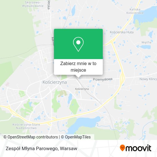 Mapa Zespół Młyna Parowego