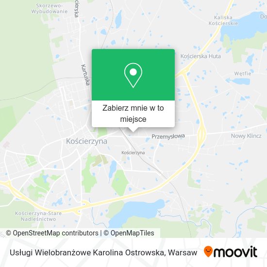 Mapa Usługi Wielobranżowe Karolina Ostrowska