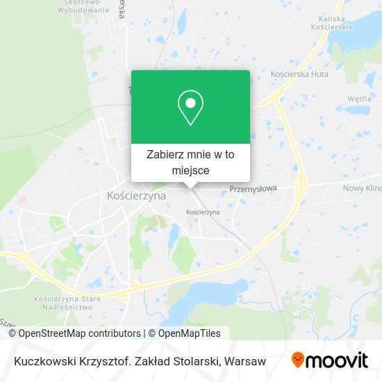 Mapa Kuczkowski Krzysztof. Zakład Stolarski