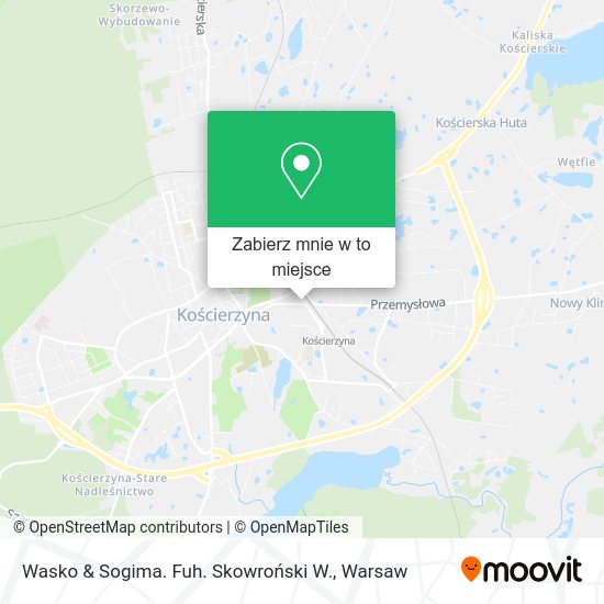 Mapa Wasko & Sogima. Fuh. Skowroński W.