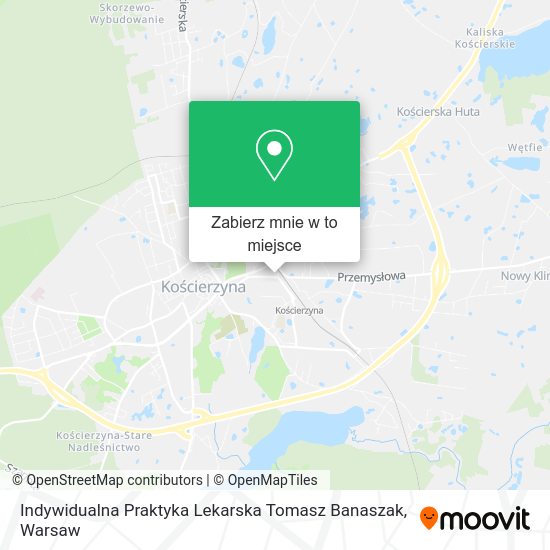 Mapa Indywidualna Praktyka Lekarska Tomasz Banaszak