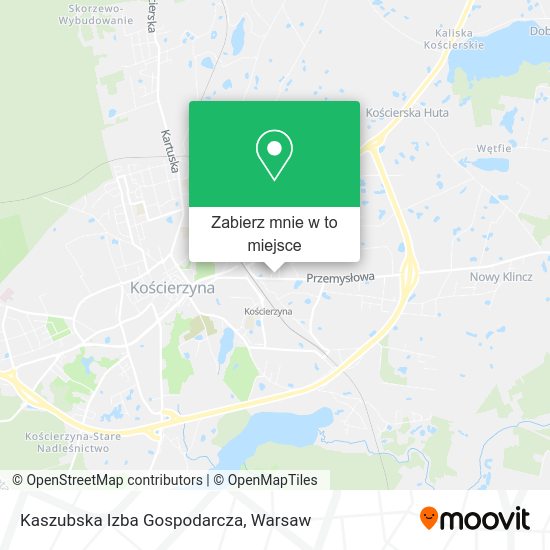 Mapa Kaszubska Izba Gospodarcza