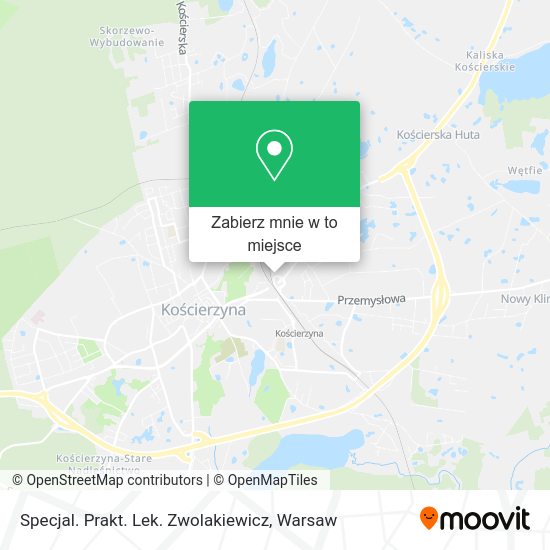 Mapa Specjal. Prakt. Lek. Zwolakiewicz