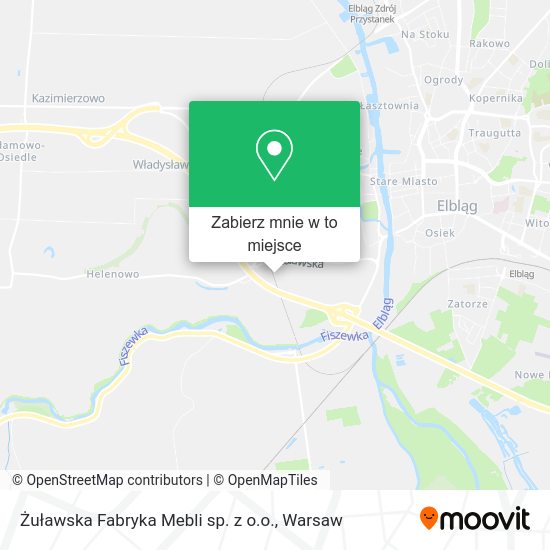 Mapa Żuławska Fabryka Mebli sp. z o.o.