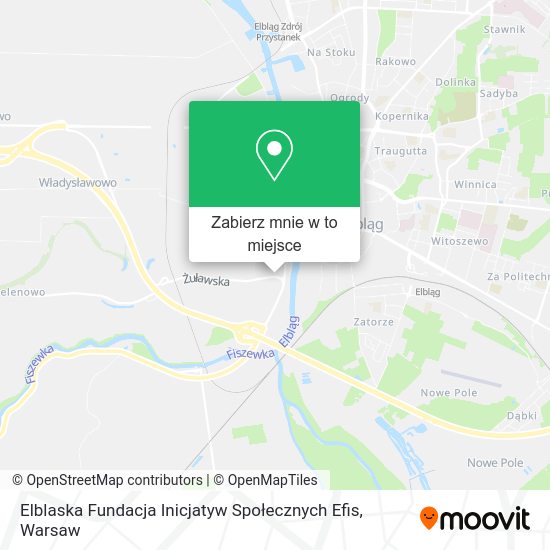 Mapa Elblaska Fundacja Inicjatyw Społecznych Efis