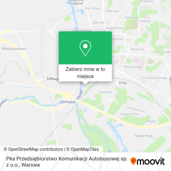 Mapa Pka Przedsiębiorstwo Komunikacji Autobusowej sp. z o.o.