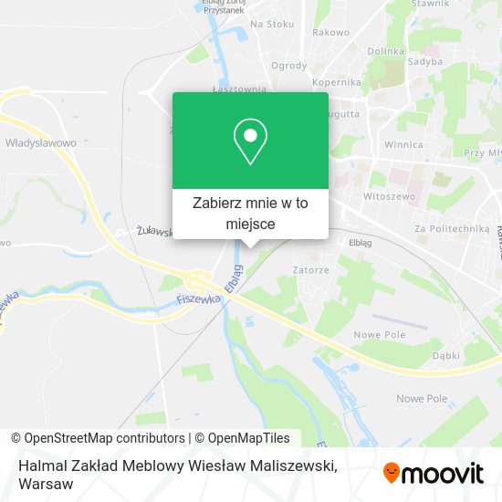 Mapa Halmal Zakład Meblowy Wiesław Maliszewski