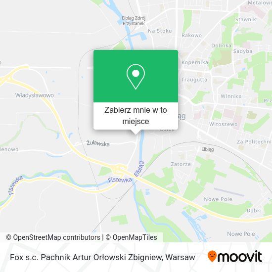 Mapa Fox s.c. Pachnik Artur Orłowski Zbigniew