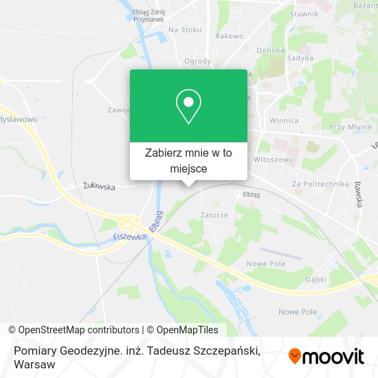 Mapa Pomiary Geodezyjne. inż. Tadeusz Szczepański