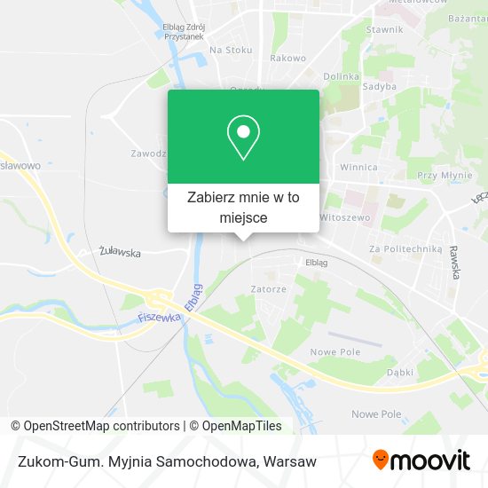 Mapa Zukom-Gum. Myjnia Samochodowa