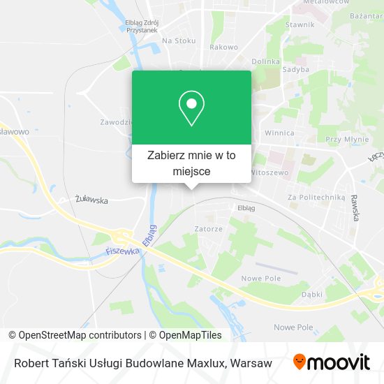 Mapa Robert Tański Usługi Budowlane Maxlux