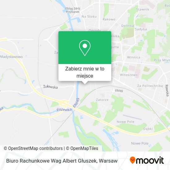 Mapa Biuro Rachunkowe Wag Albert Głuszek