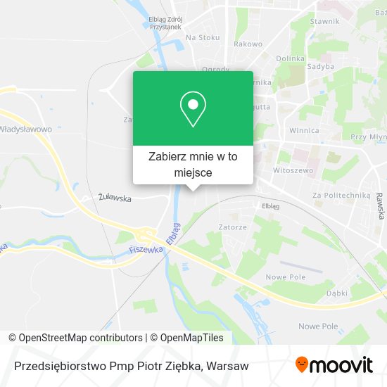 Mapa Przedsiębiorstwo Pmp Piotr Ziębka