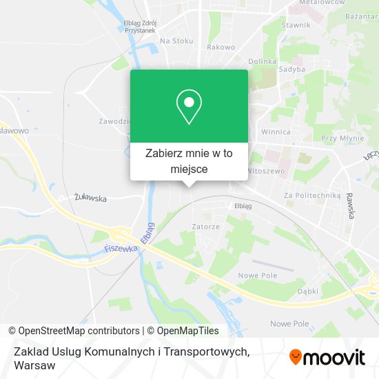 Mapa Zaklad Uslug Komunalnych i Transportowych