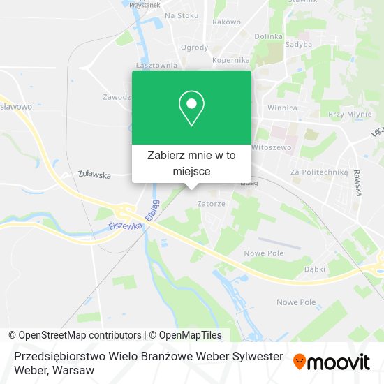 Mapa Przedsiębiorstwo Wielo Branżowe Weber Sylwester Weber