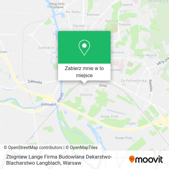 Mapa Zbigniew Lange Firma Budowlana Dekarstwo-Blacharstwo Langblach