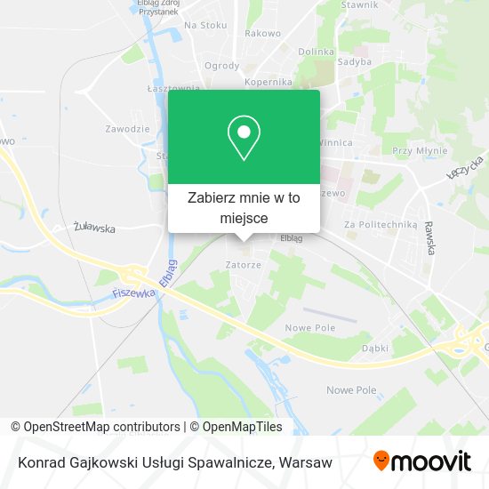 Mapa Konrad Gajkowski Usługi Spawalnicze