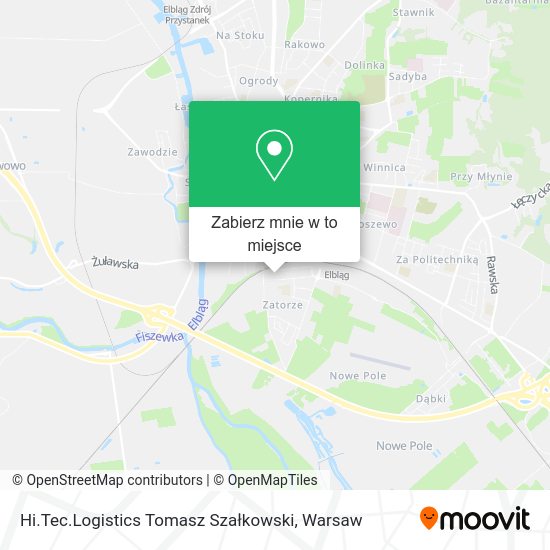 Mapa Hi.Tec.Logistics Tomasz Szałkowski