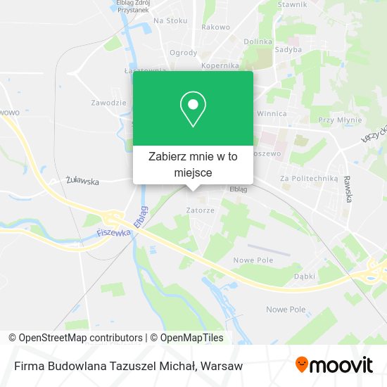 Mapa Firma Budowlana Tazuszel Michał