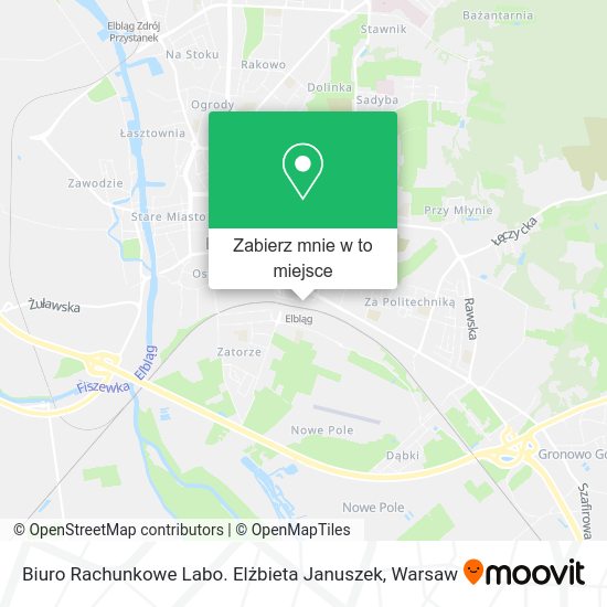 Mapa Biuro Rachunkowe Labo. Elżbieta Januszek