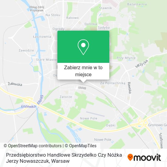 Mapa Przedsiębiorstwo Handlowe Skrzydełko Czy Nóżka Jerzy Nowaszczuk