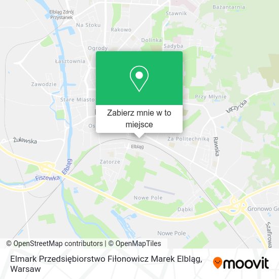 Mapa Elmark Przedsiębiorstwo Fiłonowicz Marek Elbląg