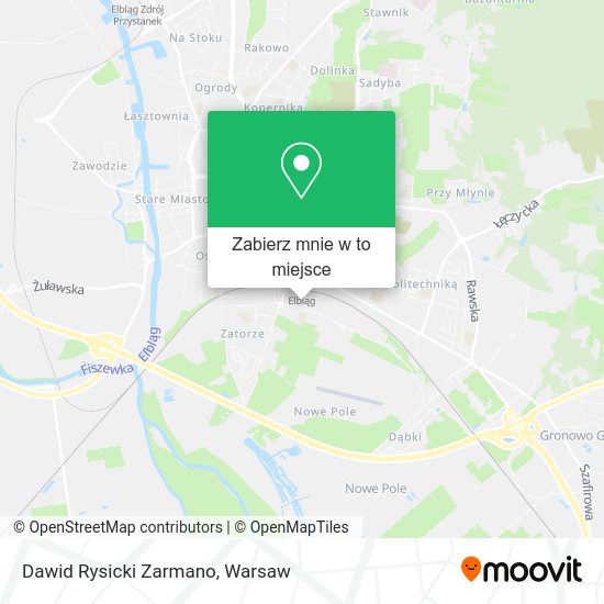 Mapa Dawid Rysicki Zarmano