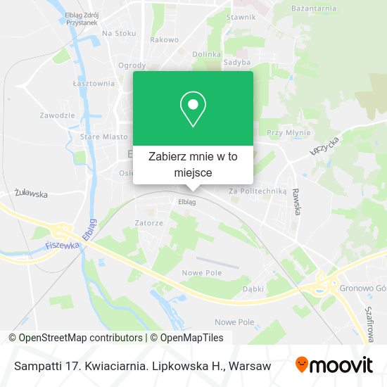 Mapa Sampatti 17. Kwiaciarnia. Lipkowska H.