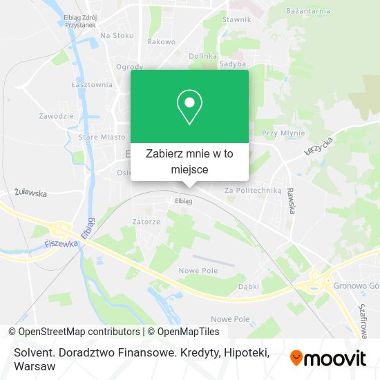 Mapa Solvent. Doradztwo Finansowe. Kredyty, Hipoteki