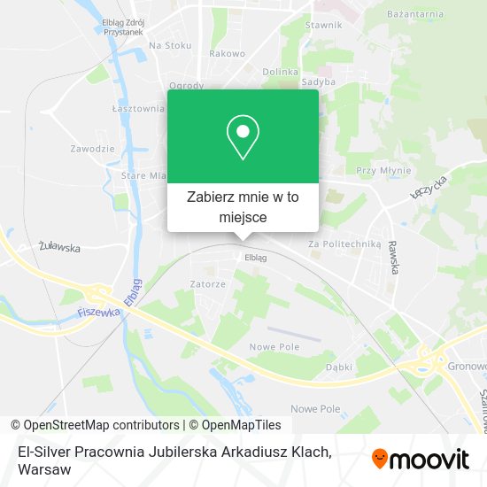 Mapa El-Silver Pracownia Jubilerska Arkadiusz Klach