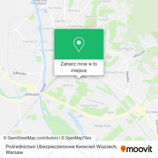 Mapa Pośrednictwo Ubezpieczeniowe Kwiecień Wojciech