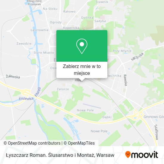 Mapa Łyszczarz Roman. Ślusarstwo i Montaż