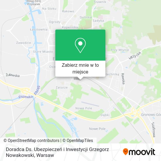 Mapa Doradca Ds. Ubezpieczeń i Inwestycji Grzegorz Nowakowski