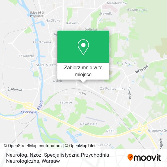 Mapa Neurolog. Nzoz. Specjalistyczna Przychodnia Neurologiczna