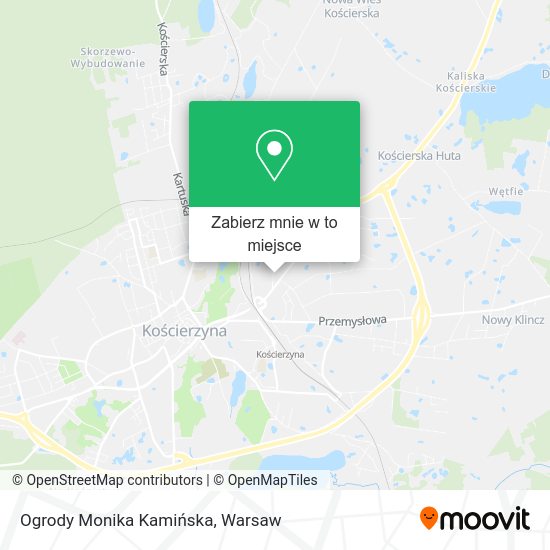 Mapa Ogrody Monika Kamińska