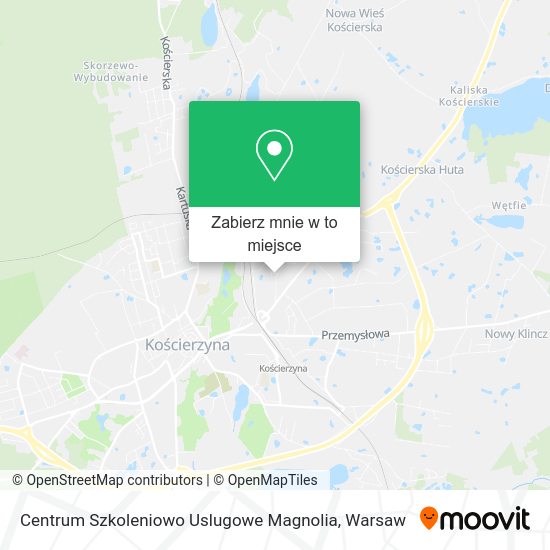 Mapa Centrum Szkoleniowo Uslugowe Magnolia