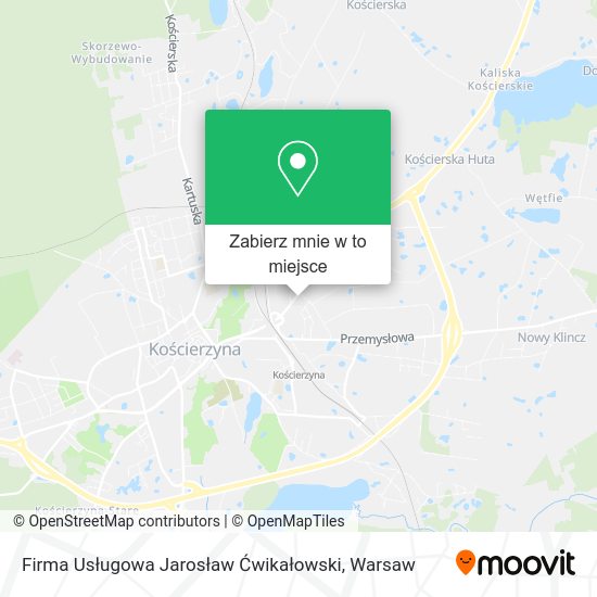 Mapa Firma Usługowa Jarosław Ćwikałowski