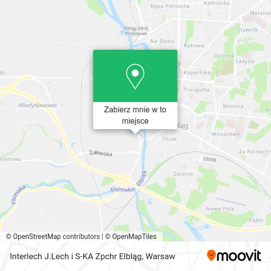 Mapa Interlech J.Lech i S-KA Zpchr Elbląg