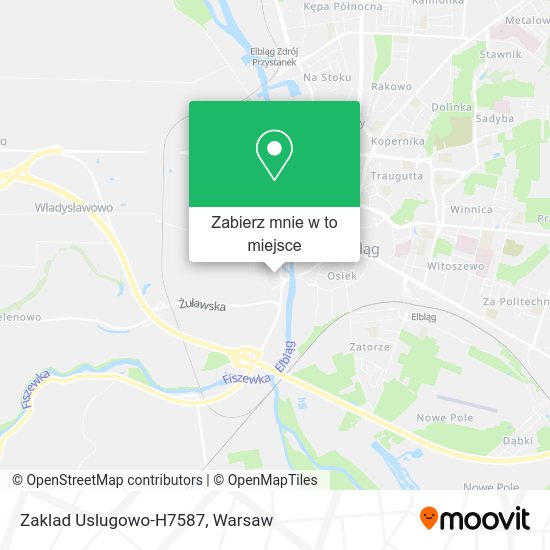 Mapa Zaklad Uslugowo-H7587