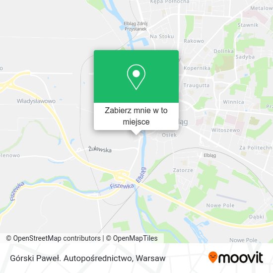 Mapa Górski Paweł. Autopośrednictwo