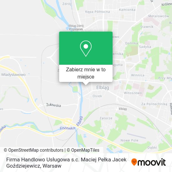 Mapa Firma Handlowo Usługowa s.c. Maciej Pełka Jacek Goździejewicz