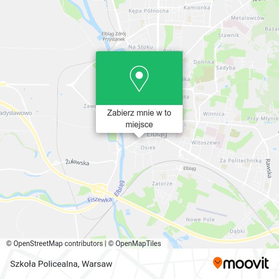 Mapa Szkoła Policealna