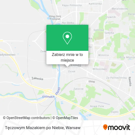 Mapa Tęczowym Mazakiem po Niebie