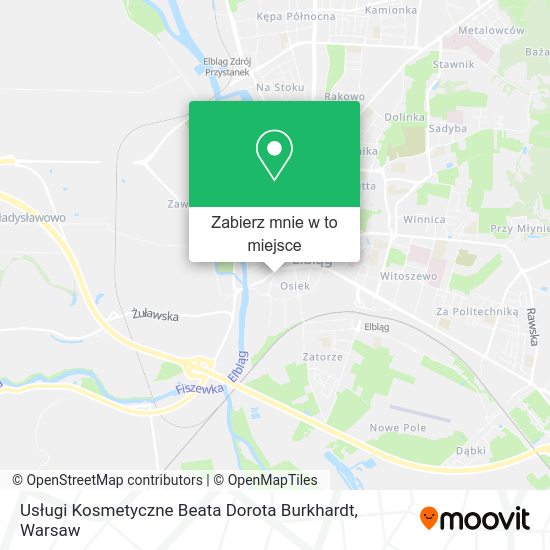 Mapa Usługi Kosmetyczne Beata Dorota Burkhardt