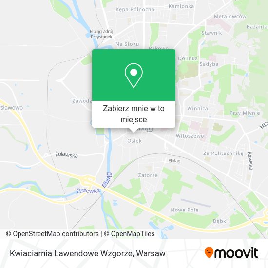 Mapa Kwiaciarnia Lawendowe Wzgorze