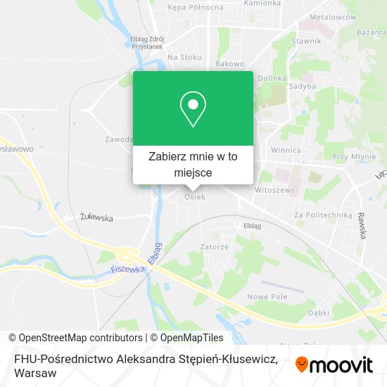 Mapa FHU-Pośrednictwo Aleksandra Stępień-Kłusewicz