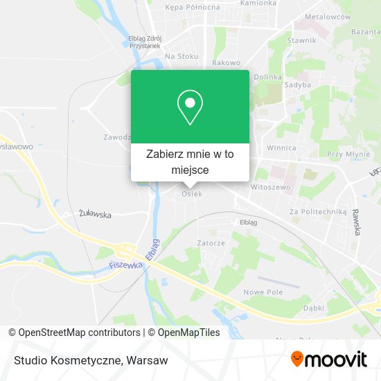 Mapa Studio Kosmetyczne