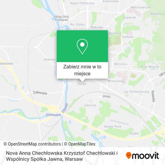 Mapa Nova Anna Chechłowska Krzysztof Chechłowski i Wspólnicy Spółka Jawna